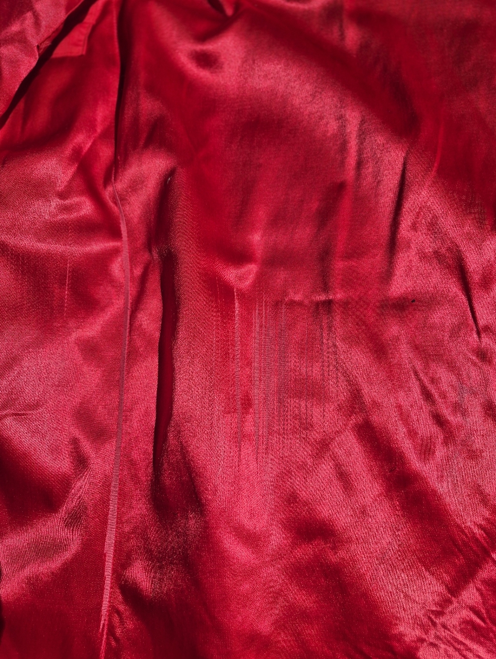 Vintage Red Wool Duffle Coat Size Large - Picture 8 of 13